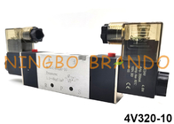 4V320-10 Airtac τύπου 5/2 Way Διπλό πηνίο πνευματική ηλεκτρομαγνητική βαλβίδα 24VDC 220VAC