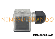 DIN43650A αδιάβροχος συνδετήρας 2P+E 3P+E σπειρών βαλβίδων σωληνοειδών IP67