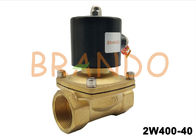 Βαλβίδα AC220V πετρελαίου νερού ορείχαλκου g1-1/2 ίντσας/κανονική στενή βαλβίδα σωληνοειδών DC24 2W400-40