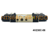 4V230C-08 PT 1/4» διπλός ηλεκτρικός έλεγχος 5/3 τρόπος 12VDC βαλβίδων σωληνοειδών αέρα τύπων AirTAC