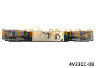 Τύπος 4V230C-08 5/3 AirTAC πνευματική βαλβίδα σωληνοειδών τρόπων με το σώμα αργιλίου για την αυτοματοποίηση AC220V DC24V