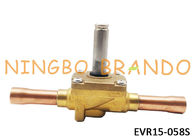 τύπος EVR15 5/8» σωληνοειδές Vave 032L1228 Danfoss για το σύστημα ψύξης και σώμα ορείχαλκου κλιματισμού χωρίς σπείρα