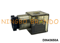 DIN43650A συνδετήρας σπειρών βαλβίδων σωληνοειδών με το DIN 43650 τύπος Α των οδηγήσεων