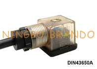 Μορφή DIN 43650 ένας συνδετήρας σπειρών βαλβίδων σωληνοειδών με το καλώδιο DIN 43650A