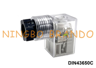 DIN43650C συνδετήρας σπειρών βαλβίδων σωληνοειδών με το DIN 43650 έντυπο Γ των οδηγήσεων