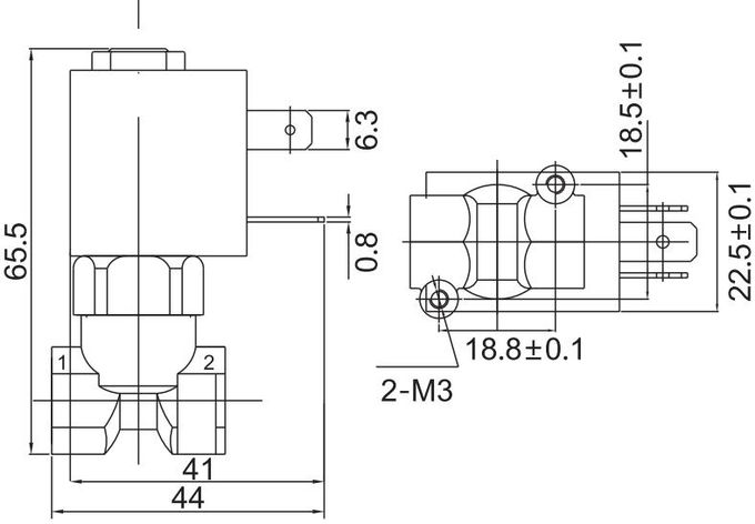 5503 βαλβίδα σωληνοειδών ορείχαλκου τύπων CEME για τον ηλεκτρονικό σίδηρο καθαρότερο 12V 24V 110V 220V 1 ατμού