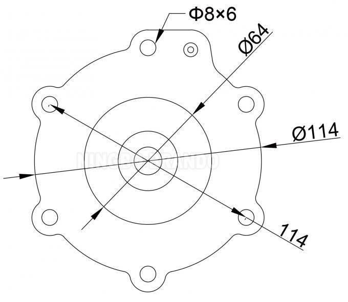 Md03-50 διάφραγμα για την αεριωθούμενη βαλβίδα θόριο-5450-β θόριο-4450-β 0 σφυγμού TAEHA