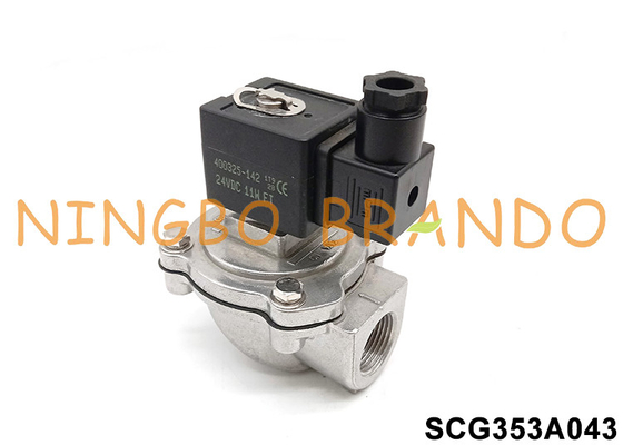 SCG353A043 3/4» αεριωθούμενη βαλβίδα 353 σειρά 24V 220V σφυγμού σωστής γωνίας