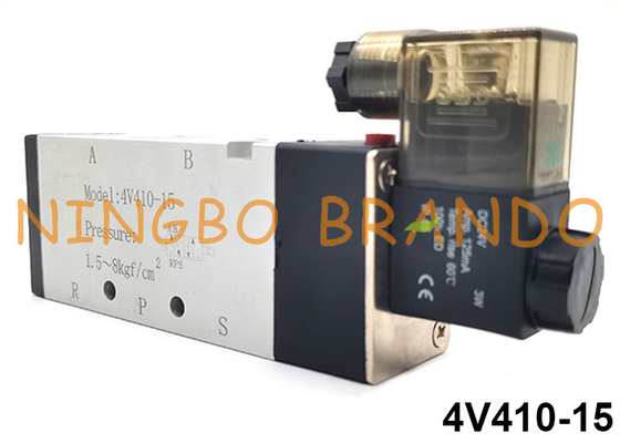 4V410-15 Airtac Type 5/2 Way Control Air Single Pneumatic Solenoid Valve 24V 220V