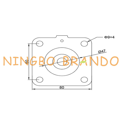 Εξάρτηση διαφραγμάτων K2500 K2501 K2502 για τη βαλβίδα CA25T CA25DD σφυγμού Goyen