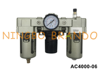 AC4000-06 3/4&quot; SMC τύπου Πνευματική μονάδα FRL Ρυθμιστής φίλτρου αέρα λιπαντήρα