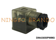 DIN43650A Συνδέτης κυλινδρικής κυλινδρικής βαλβίδας ηλεκτροσόκ 220VAC 2P+E IP65