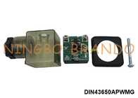 DIN43650A Συνδετήρας κυλινδρικής κυλινδρικής βαλβίδας ηλεκτροσυσσωρευτικού 12VDC 24VDC 2P+E IP65