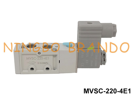 MVSC-220-4E1 5/2 Δρόμος Πνευματική Σολενοειδής Βαλβίδα 12V 24V 110V 220V