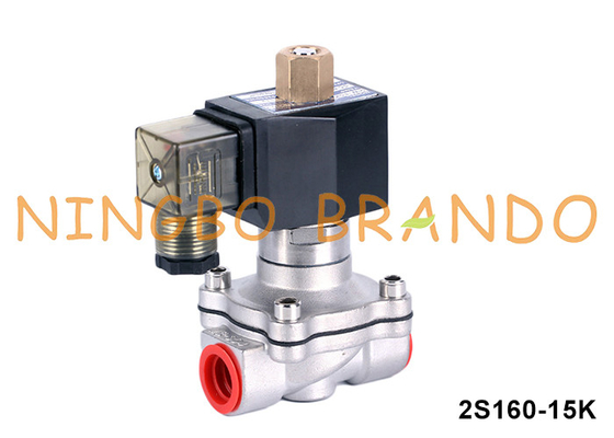 1/2'' 2 Way κανονικά ανοιχτό νερό Ατσάλι Solenoid βαλβίδα 220V 110V 24V 12V