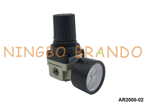 AR2000-02 SMC τύπου Πνευματικός ρυθμιστής πίεσης αέρα με διάμετρο 1/4'' 10 bar