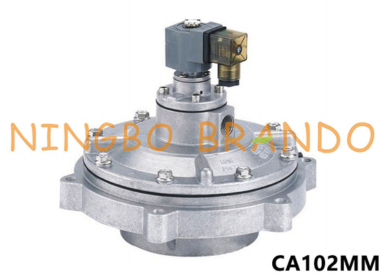 CA102MM 4'' πλήρης κατάδυσης παλμική βαλβίδα αεριωθούμενης για φίλτρο σακούλας 24V DC 220V AC