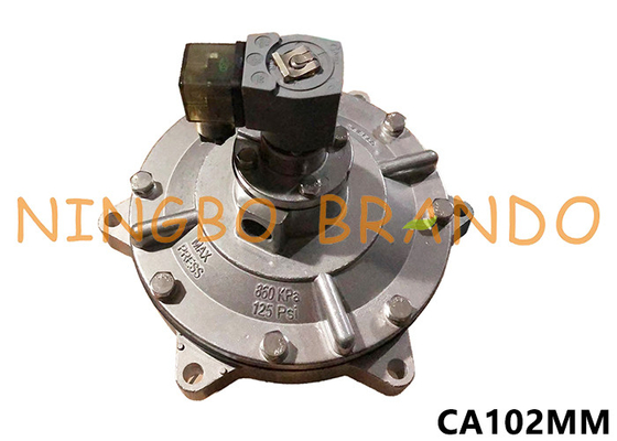 CA102MM 4'' πλήρης κατάδυσης παλμική βαλβίδα αεριωθούμενης για φίλτρο σακούλας 24V DC 220V AC