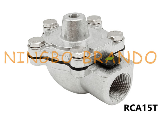 1/2' RCA15T Δικαιόγωνη βαλβίδα τηλεχειριστή για φίλτρο σακούλας συλλέκτη σκόνης