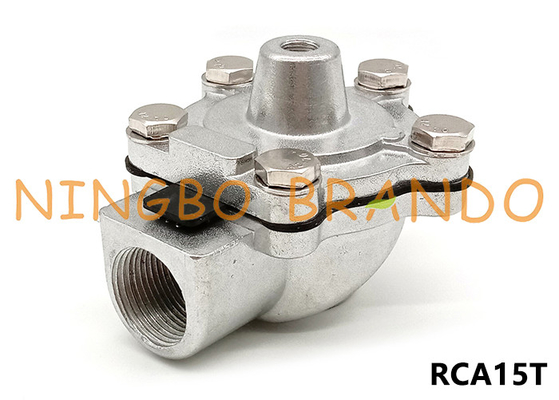 1/2' RCA15T Δικαιόγωνη βαλβίδα τηλεχειριστή για φίλτρο σακούλας συλλέκτη σκόνης