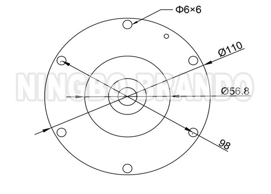 K3500 M1581 K3501 K3502 M1591 Κιτ Διαφράγματος για Goyen CA35T RCA35T