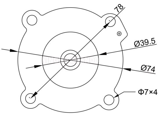 Επισκευαστικό κιτ διαφράγματος VP25 για βαλβίδα χτύπου 1' HUANENG MD125