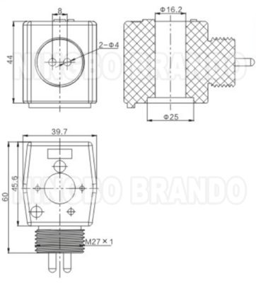Sinotruk HOWO WG9719710004 Truck Solenoid Valve Coil 24V