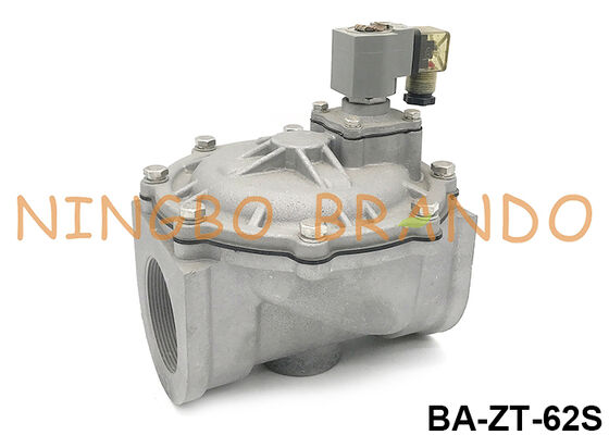 2-1/2' ευθεία μέσω παλμού βαλβίδα αεριωθούμενης για συλλέκτη σκόνης 24VDC 110VAC 220VAC