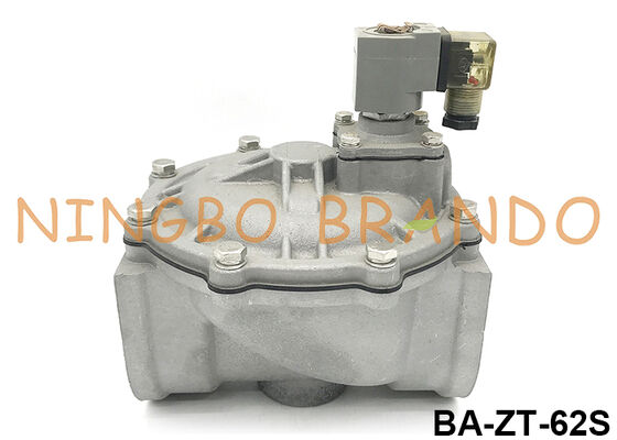 2-1/2' ευθεία μέσω παλμού βαλβίδα αεριωθούμενης για συλλέκτη σκόνης 24VDC 110VAC 220VAC