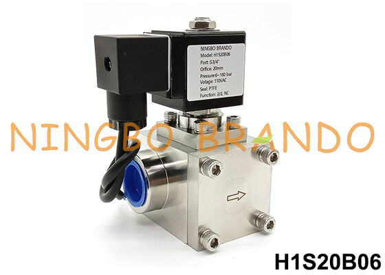 3/4'' High Pressure Solenoid Valve 120 bar 24VDC 160 bar 220VAC