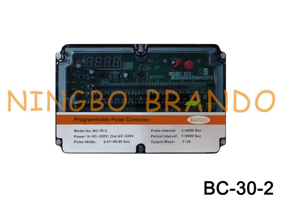 220VAC μέσα 220VAC έξω 30 γραμμές ρυθμιστής χρονοδιακόπτη βαλβίδας παλμού για συλλέκτη σκόνης