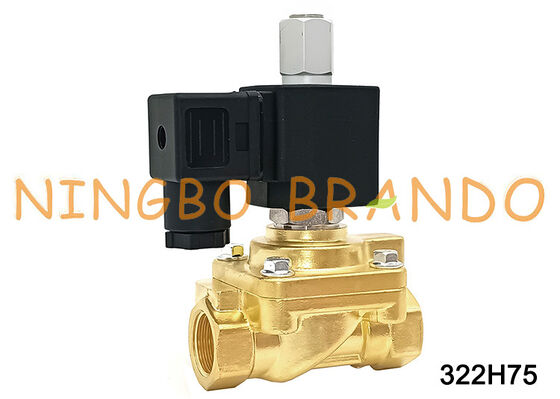 Parker Type 322H75 1/2'' Κανονικά ανοιχτή ηλεκτρομαγνητική βαλβίδα 40 bar 24V 110V 220V