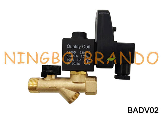 Αυτόματη βαλβίδα αποστράγγισης COMBO 1/2'' για αεροσυμπιεστή AC110V AC220V