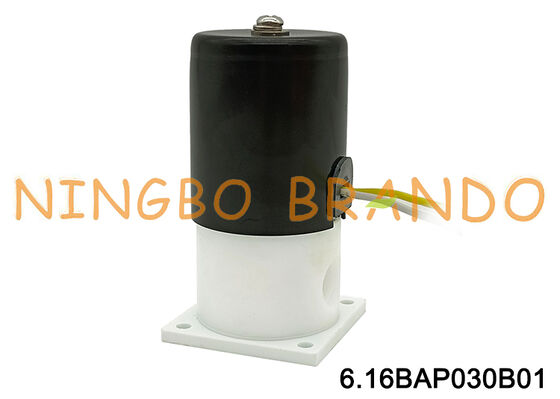 Ηλεκτρομαγνητική βαλβίδα PTFE 1/8'' για όξινη μόνωση αντίστασης στη διάβρωση αλκαλίων