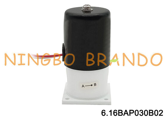 Ηλεκτρομαγνητική βαλβίδα PTFE 1/4'' για απομόνωση αντίστασης στη διάβρωση σε αλκάλια