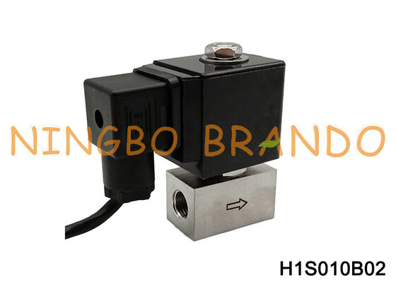 Ηλεκτρομαγνητική βαλβίδα από ανοξείδωτο χάλυβα 1/4 ιντσών υψηλής πίεσης 200 bar 300 bar