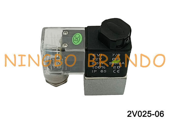 Airtac Type 2V025-06 Ηλεκτρομαγνητική βαλβίδα 2 δρόμων 1/8'' 12VDC DC 12V