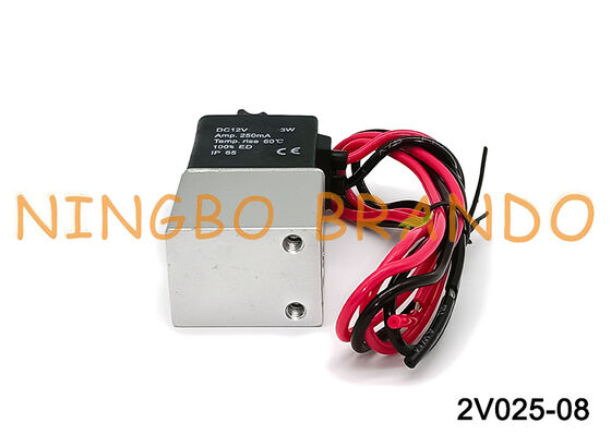 AIRTAC Type 2V025-08 Ηλεκτρομαγνητική βαλβίδα 2 κατευθύνσεων 1/4'' Ιπτάμενα καλώδια