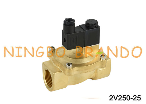 Airtac Type 2V250-25 Ηλεκτρομαγνητική βαλβίδα 2 δρόμων Βαλβίδες αέρα AC220V 110V DC12V 24V