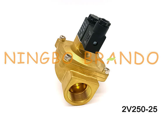 Airtac Type 2V250-25 Ηλεκτρομαγνητική βαλβίδα 2 δρόμων Βαλβίδες αέρα AC220V 110V DC12V 24V