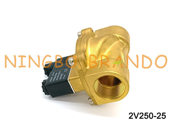 Airtac Type 2V250-25 Ηλεκτρομαγνητική βαλβίδα 2 δρόμων Βαλβίδες αέρα AC220V 110V DC12V 24V