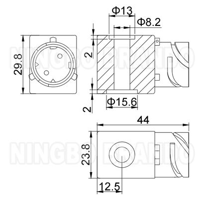 FEM-5KB 24VDC 5W Σολενοειδής τροχιά για παλιά βαλβίδα άξονα ανύψωσης AE1141 KNORR-BREMSE
