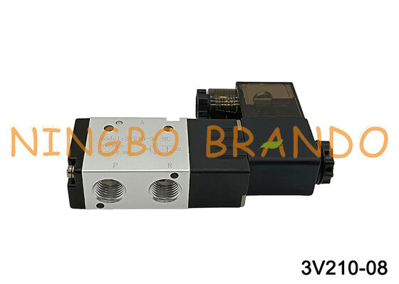 Airtac Type 3V210-08-NC 3V210-08-NO Ηλεκτρομαγνητική βαλβίδα 3/2 way 3V200 Series