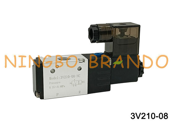 Airtac Type 3V210-08-NC 3V210-08-NO Ηλεκτρομαγνητική βαλβίδα 3/2 way 3V200 Series
