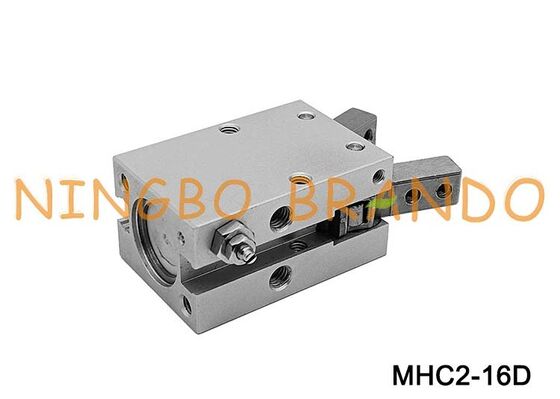 SMC Type MHC2-16D Pneumatic Air Gripper Γωνιακός Τύπος MCH2 Series 2 Fingers