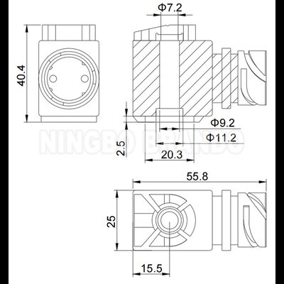24V DC Πηνίο Σωληνοειδούς Βαλβίδας Φρένων Αέρα Φορτηγού A5410560304