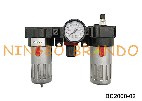 AC BC Series FRL Combination Air Treatment Processing Filter Regulator Regulator