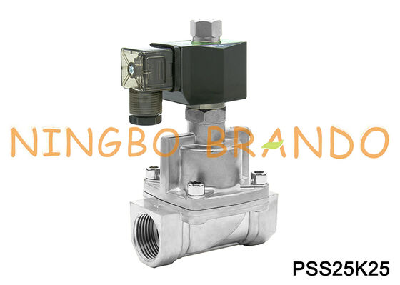2 Way Normally Open 1'' Inch Steam Solenoid Valve Stainless Steel