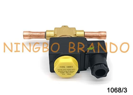 Τύπος Castel Σολενοειδής βαλβίδα 3/8' " Solder 1068/3A7 Κλιματιστικό ψυγείο Σολενοειδής βαλβίδα