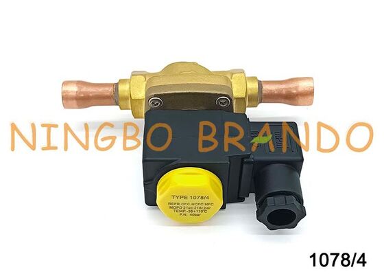 Ηλεκτρομαγνητική βαλβίδα τύπου Castel 1/2'' Συγκόλληση 1078/4 1078/4A6 1078/4A7 24V 110V 220V